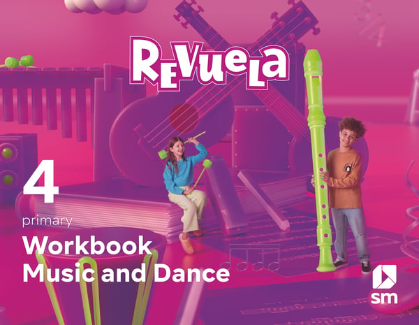 Portada del producto:  Music and Dance. Workbook. 4 Primary. Revuela