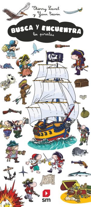 Portada del producto:  Busca y encuentra los piratas