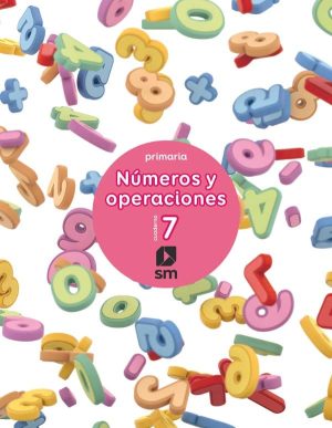 Portada del producto:  Cuaderno 7 de números y operaciones. Primaria