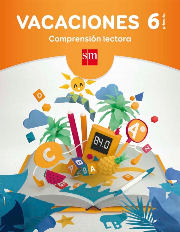 Portada del producto:  Vacaciones: comprensión lectora. 6 Educación Primaria