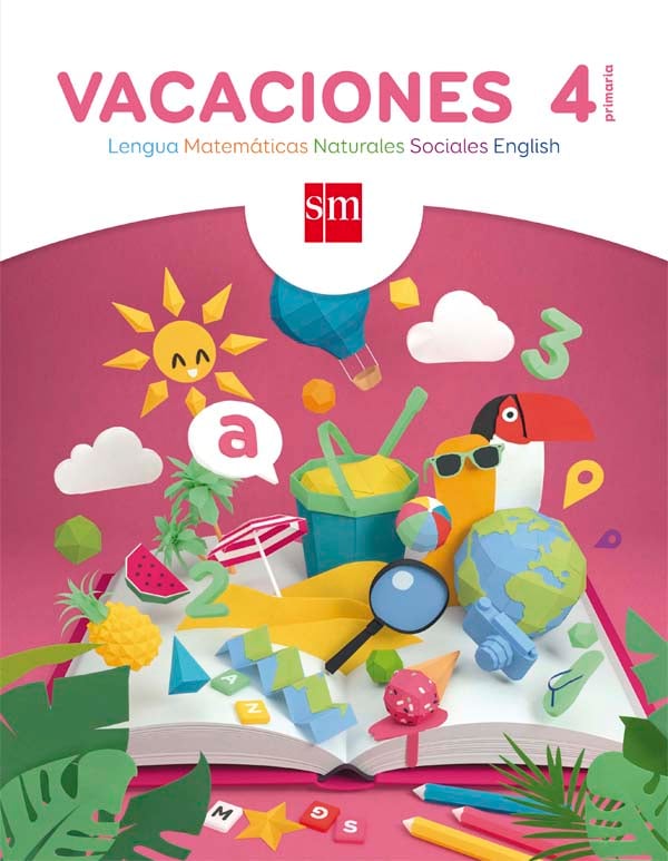 Portada del producto:  Vacaciones. 4 Primaria
