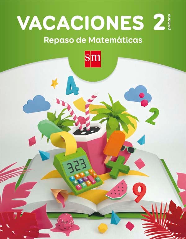 Portada del producto:  Vacaciones: repaso de Matemáticas. 2 Educación Primaria
