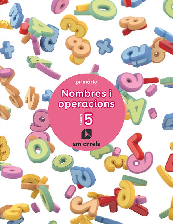 Portada del producto:  Nombres i operacions. Quadern 5. Primaria