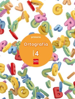 Portada del producto:  Cuaderno 4 de ortografía. Primaria