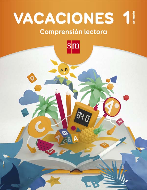 Portada del producto:  Vacaciones: comprensión lectora. 1 Educación Primaria