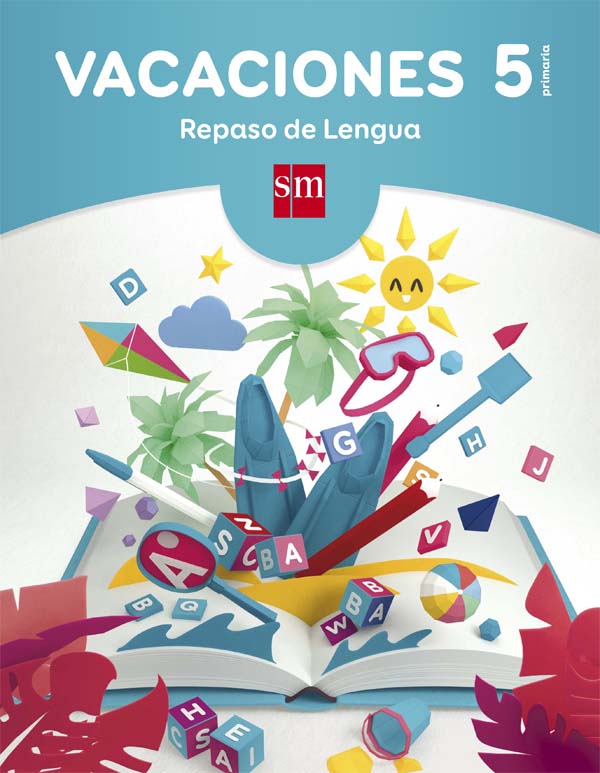 Portada del producto:  Vacaciones: repaso de Lengua. 5 Educación Primaria