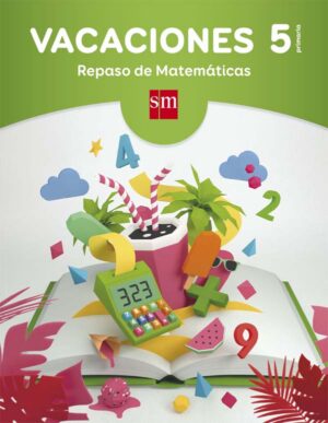 Portada del producto:  Vacaciones: repaso de Matemáticas. 5 Educación Primaria