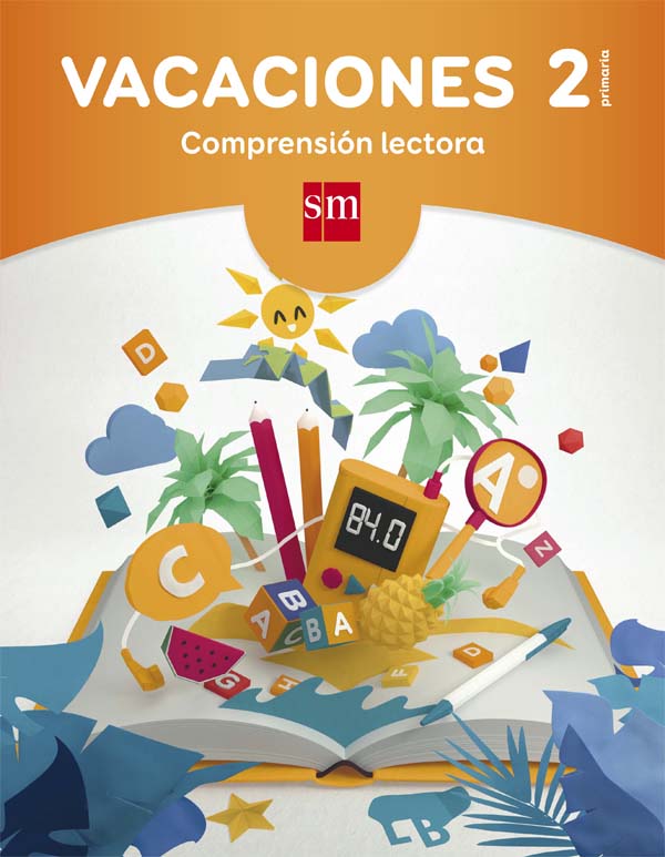 Portada del producto:  Vacaciones: comprensión lectora. 2 Educación Primaria