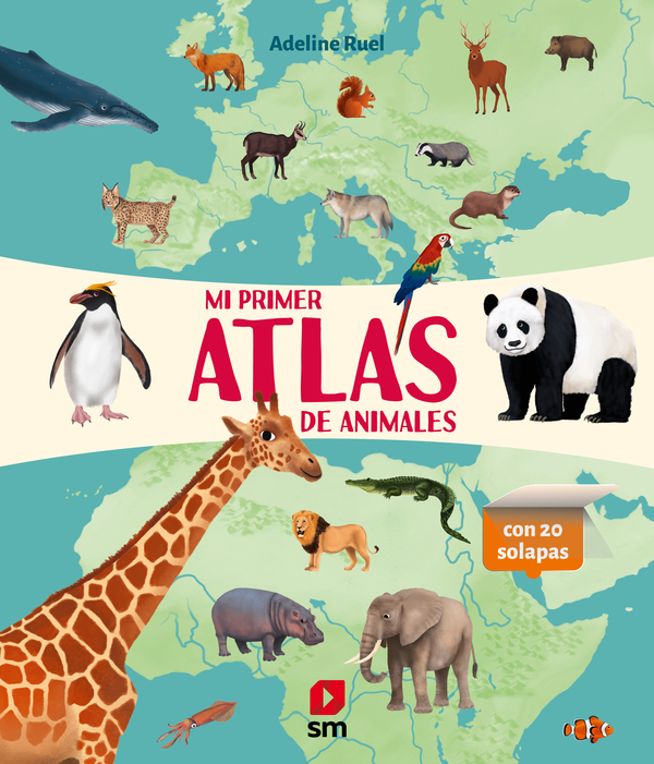 Portada del producto:  Mi primer atlas de animales