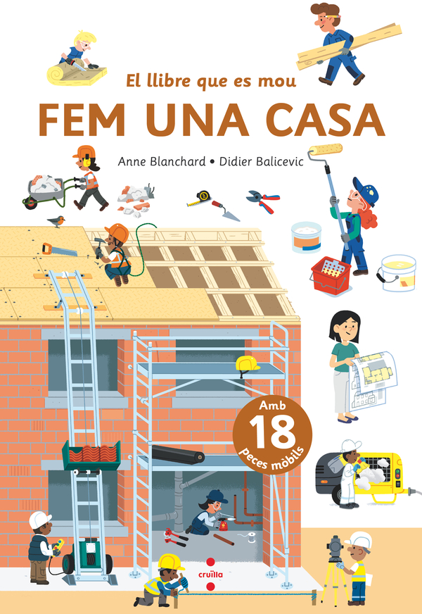 Portada del producto:  El llibre que es mou: Fem una casa
