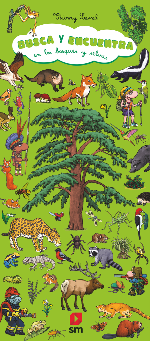 Portada del producto:  Busca y encuentra en los bosques y selvas
