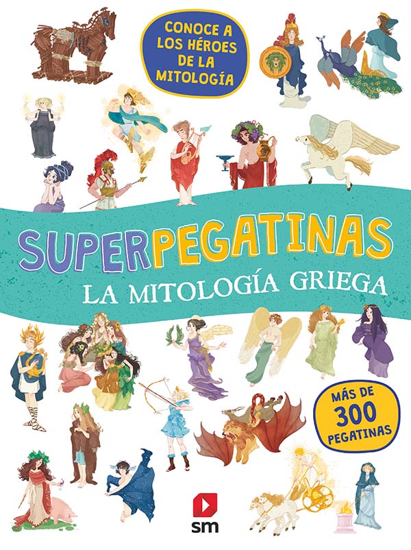 Portada del producto:  Superpegatinas La mitología griega