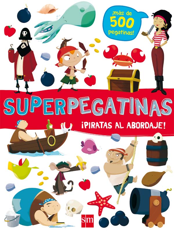 Portada del producto:  Superpegatinas¡ piratas al abordaje!