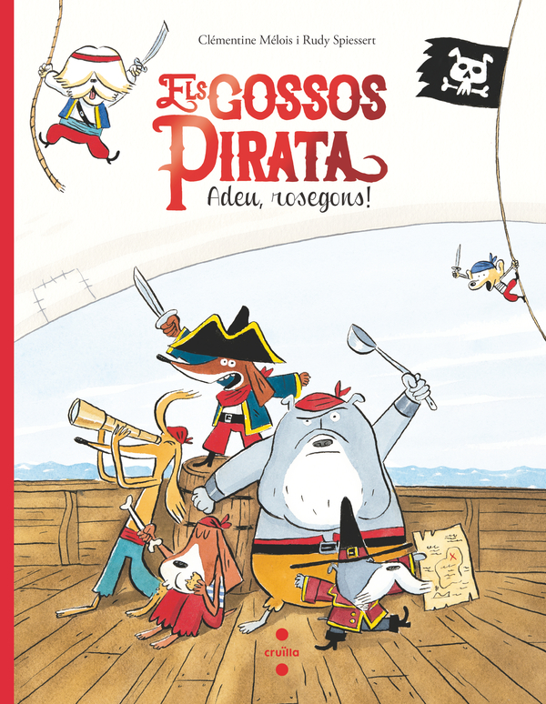 Portada del producto:  Els gossos pirata 1. Adeu, rosegons!