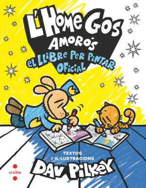 Portada del producto:  L’Home Gos amorós. El llibre per pintar oficial