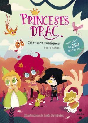 Portada del producto:  Princeses drac: criatures màgiques. Adhesius