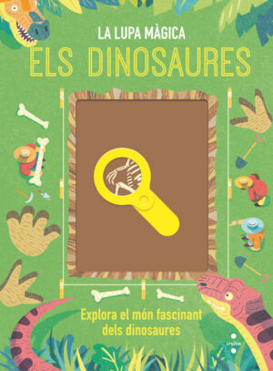 Portada del producto:  Els dinosaures. La lupa màgica