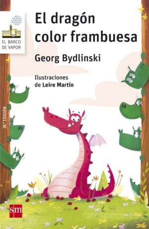 Portada del producto:  El dragón color frambuesa