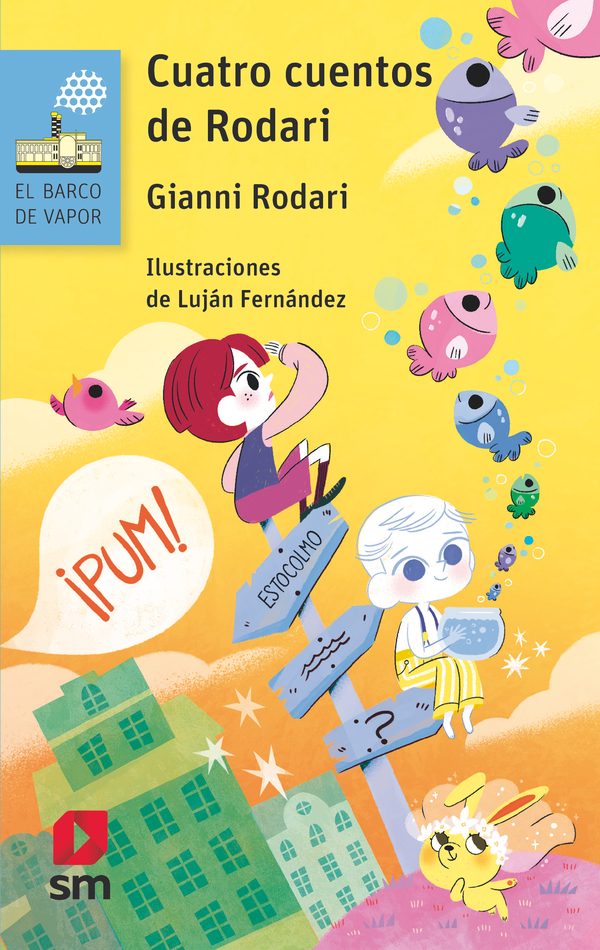 Portada del producto:  Cuatro cuentos de Rodari