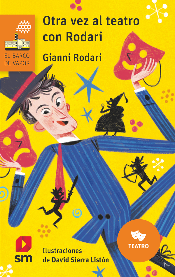 Portada del producto:  Otra vez al teatro con Rodari